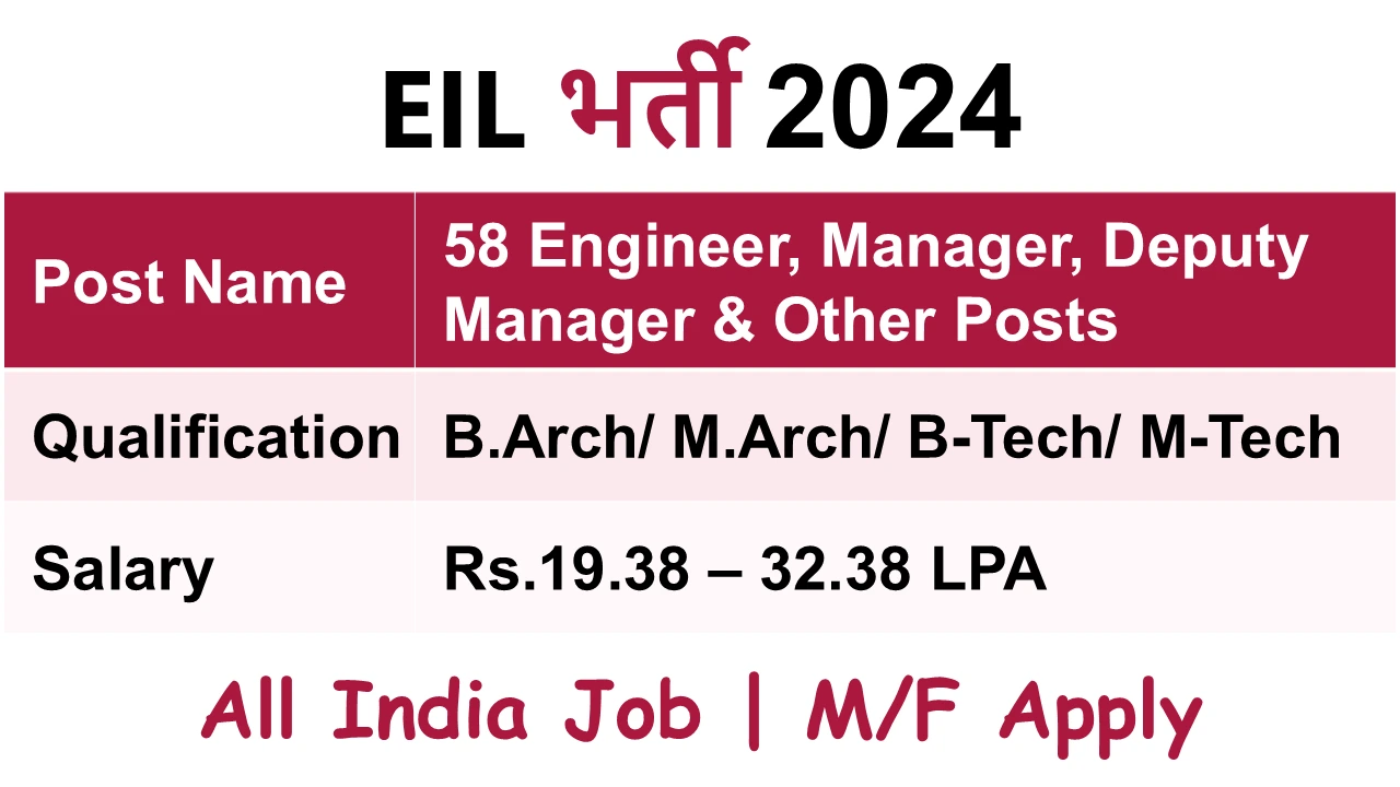 EIL Recruitment 2024